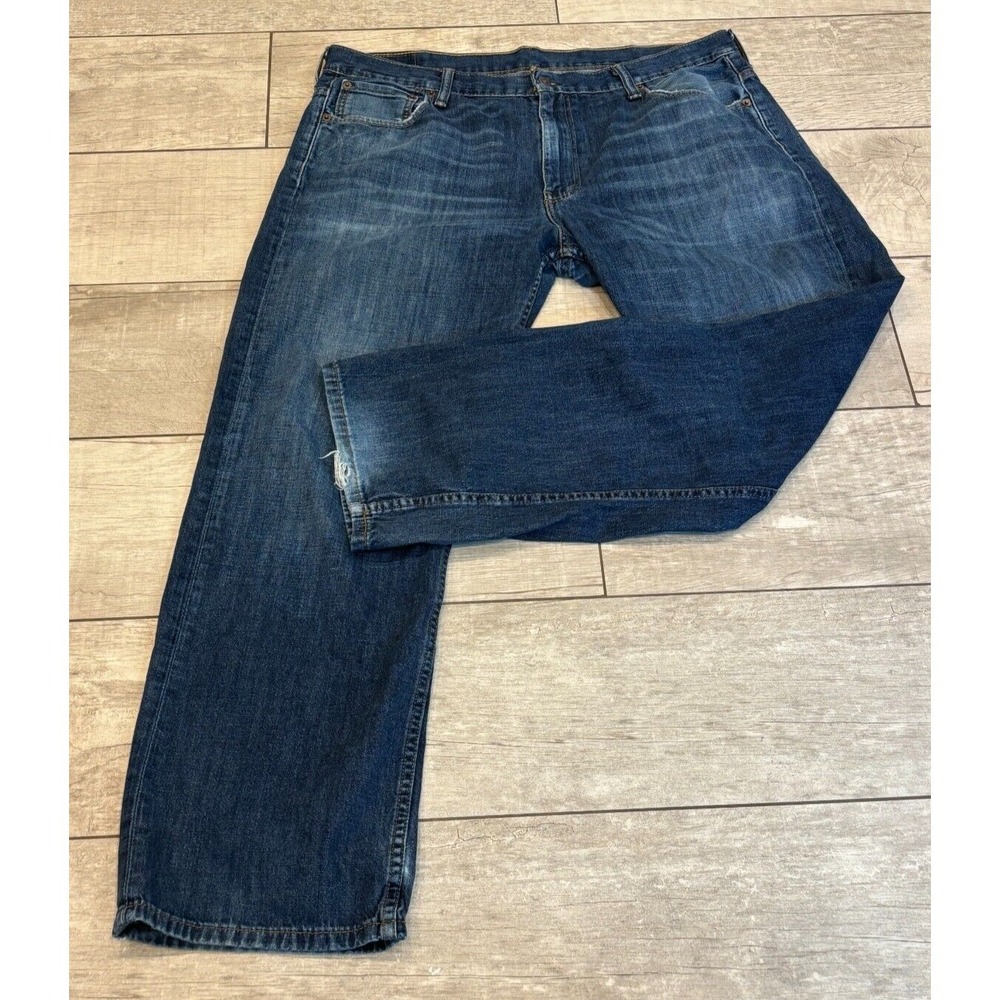 Levi's 559‎ Bootcut Jeans Mens 38x30 Blue Relaxed Med Wash Baggy Faded Western